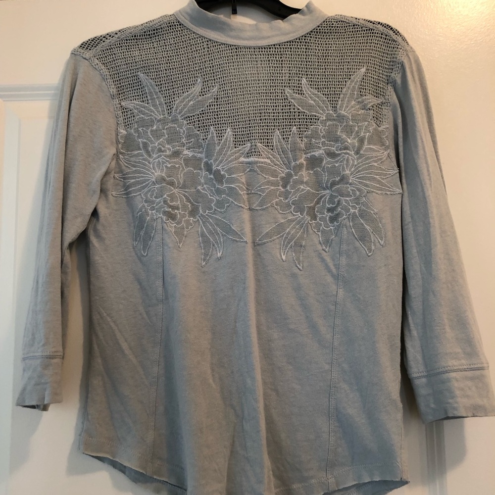 Light Blue Free People Top